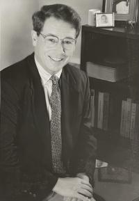 A black and white photo of Robert D. Grey, Ph.D.